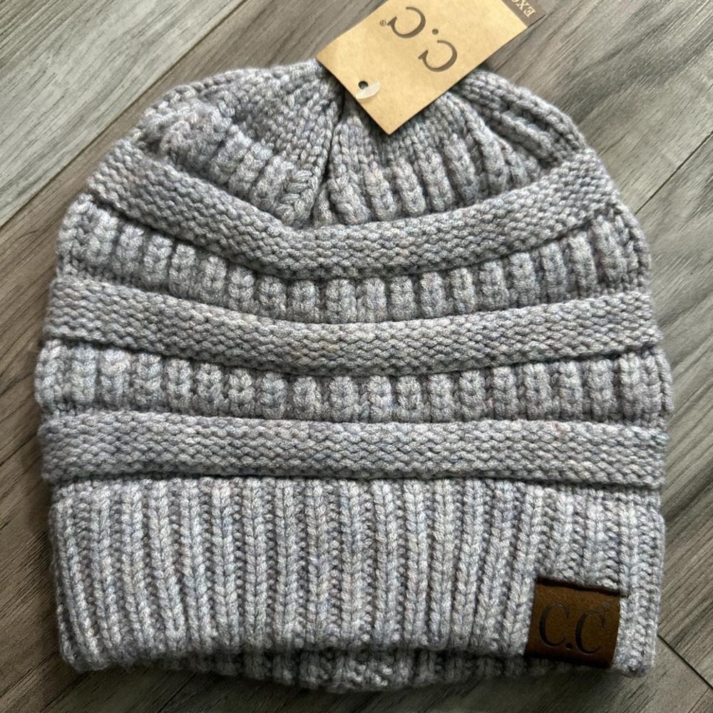 New CC Beanie Gray Hat